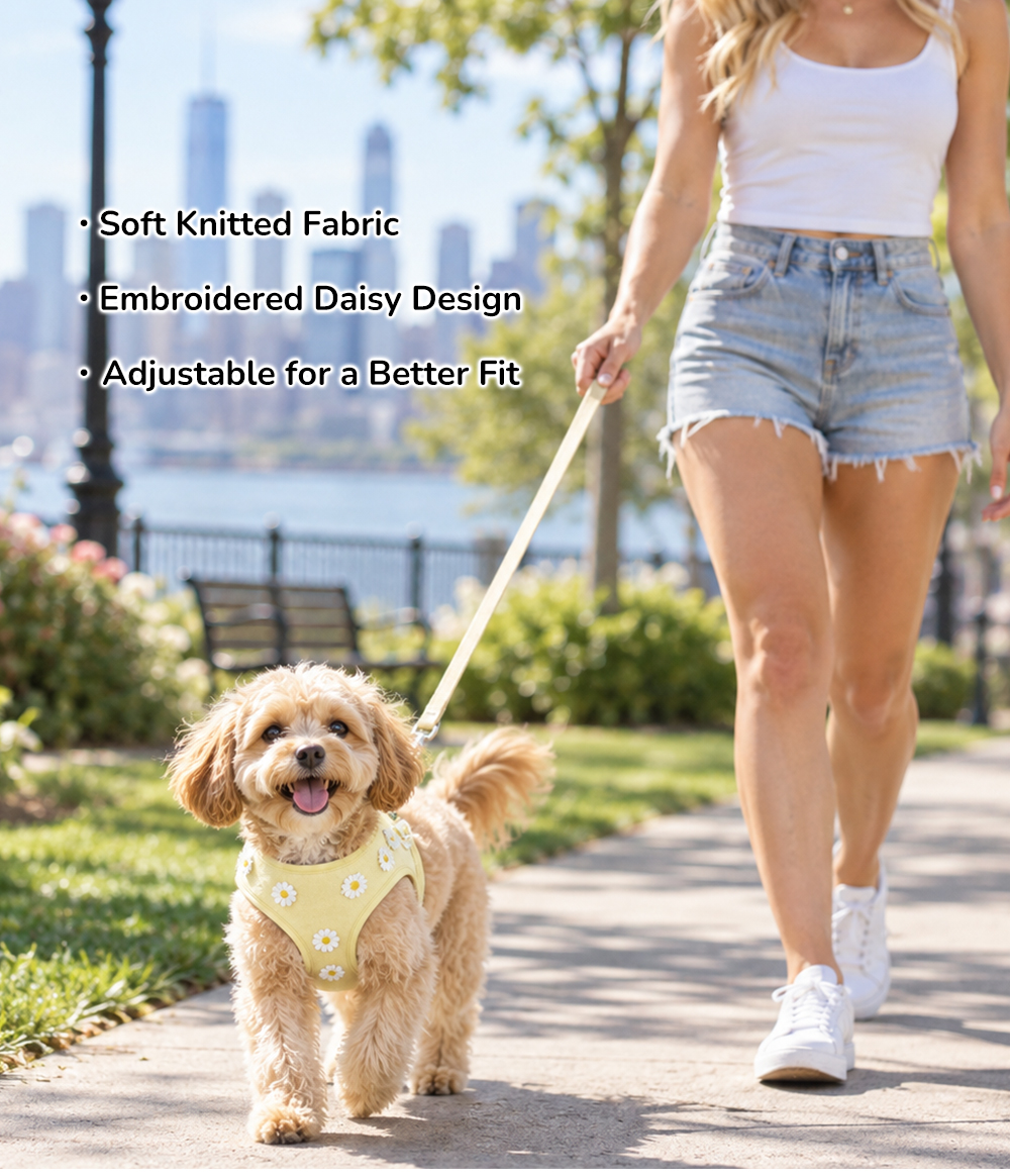 Custom Daisy Knitted Dog Harness 6-Piece Walking Set.jpg